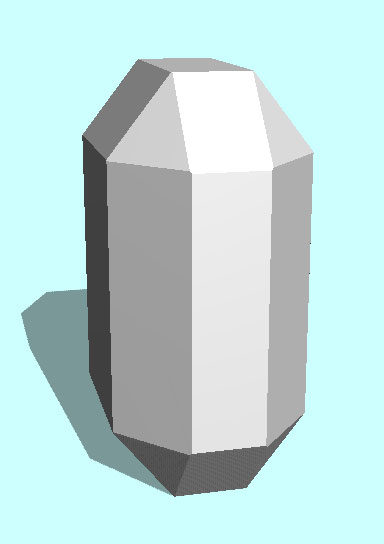 Rendering of Forsterite mineral.