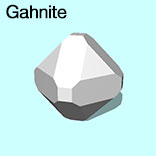 render of Gahnite model