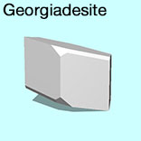 render of Georgiadesite model