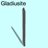 render of Gladiusite model