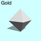 render of Gold model