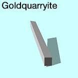 render of Goldquarryite model