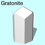 render of Gratonite model