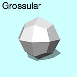 render of Grossular model