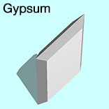 render of Gypsum model