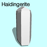 render of Haidingerite model