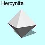 render of Hercynite model
