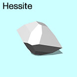 render of Hessite model