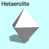 render of Hetaerolite model