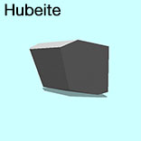 render of Hubeite model