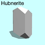 render of Hubnerite model