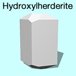 render of Hydroxylherderite model