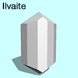 render of Ilvaite model