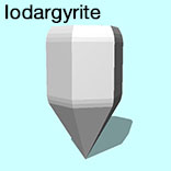 render of Iodargyrite model