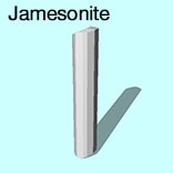render of Jamesonite model