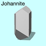 render of Johannite model