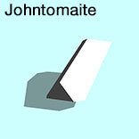 render of Johntomaite model
