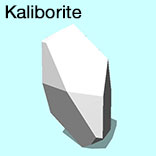 render of Kaliborite model