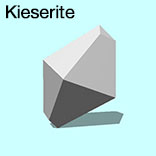 render of Kieserite model