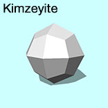 render of Kimzeyite model
