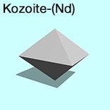 render of Kozoite-(Nd) model