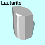 render of Lautarite model
