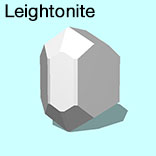 render of Leightonite model
