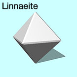 render of Linnaeite model