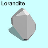render of Lorandite model