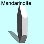 render of Mandarinoite model
