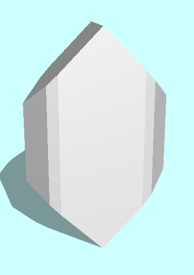 Rendering of Marcasite mineral.