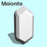render of Meionite model