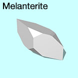 render of Melanterite model