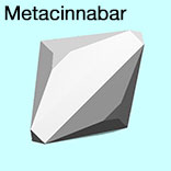 render of Metacinnabar model