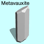 render of Metavauxite model
