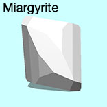 render of Miargyrite model