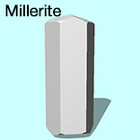 render of Millerite model