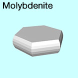 render of Molybdenite model