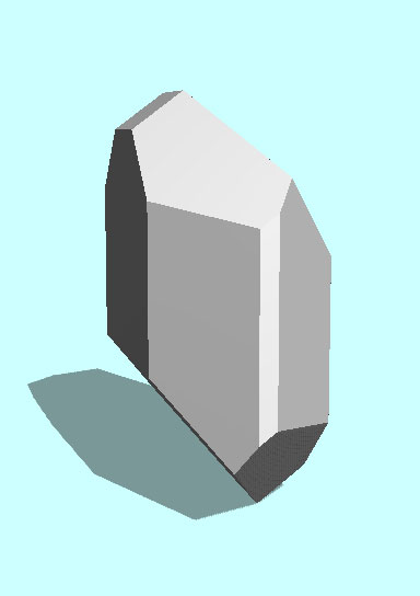 Rendering of Monazite-(Ce) mineral.