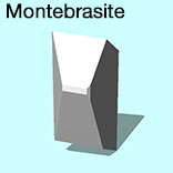 render of Montebrasite model