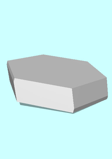 Rendering of Muscovite mineral.