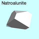 render of Natroalunite model
