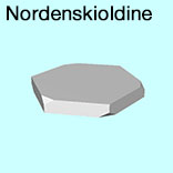 render of Nordenskioldine model