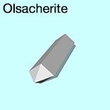 render of Olsacherite model
