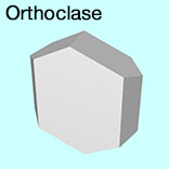 render of Orthoclase model