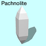 render of Pachnolite model