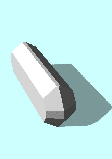 Rendering of Palermoite mineral.