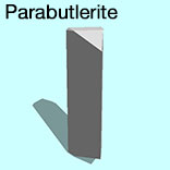 render of Parabutlerite model