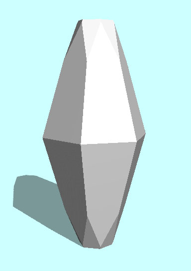 Rendering of Parisite-(Ce) mineral.
