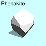 render of Phenakite model